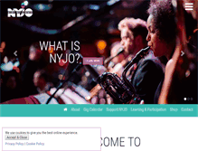 Tablet Screenshot of nyjo.org.uk